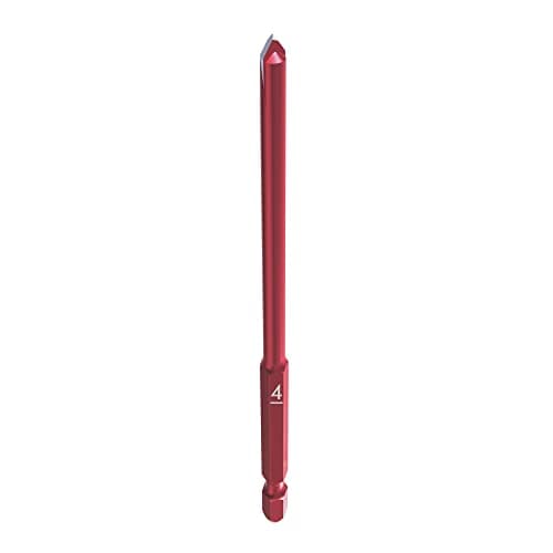 Image of 4mm Tile Drill Bit, Professional HEX-9 Self Centring Ceramic Tile Drill Bits For Porcelain, Roof Tiles, Glass, Natural Stone, Mirrors, Glazed Tiles, Mosaic