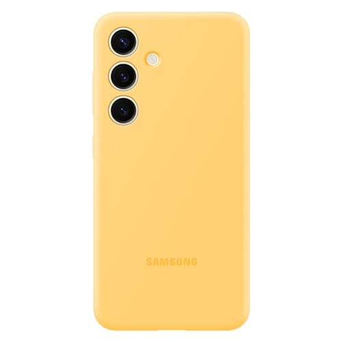 Image of Samsung Galaxy Official S24 Silicone Case, Yellow