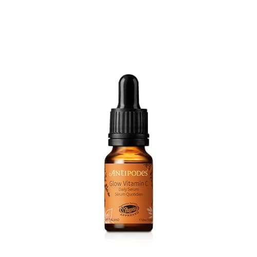 Image of Antipodes Glow Vitamin C Serum – Light-wear Gel To Brighten Skin – Hyaluronic Acid Serum – Skincare for Glowing Skin - Dry Skin & Oily Skin – 10ml