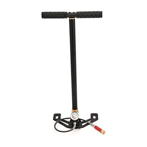 Image of Youyijia Stirrup Pump 6000psi High Pressure 3-Stage PCP Pump Air Gun Rifle Hand Pump, Oil and Water Separator Ergonomic Handle for Camping Automobiles and Motorcycles