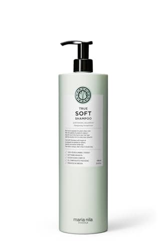 Image of Maria Nila True Soft, Moisturizing Shampoo For Dry Brittle Hair, Argan Oil Remoisturises & Reduces Frizz, 100% Vegan & Sulfate/Paraben free, 1000 ml
