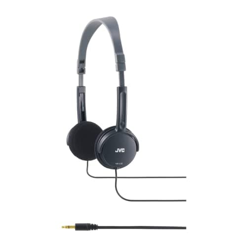 Image of JVC Wired Lightweight Headphones - Black, HA-L50-B-E