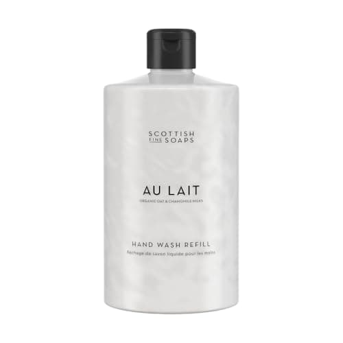 Image of Scottish Fine Soaps Au Lait Hand Wash Refill 750ml – Eco-Friendly Hand Soap Refill with Milk Extracts and Panthenol