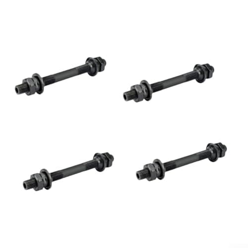 Image of Bike Rear Hub Axle 145Mm 3/8" Steel Black Conical For Shifting Drum With Quick Release Lever Ordinary Loose Bead Bicycle Repair(108mmx4)