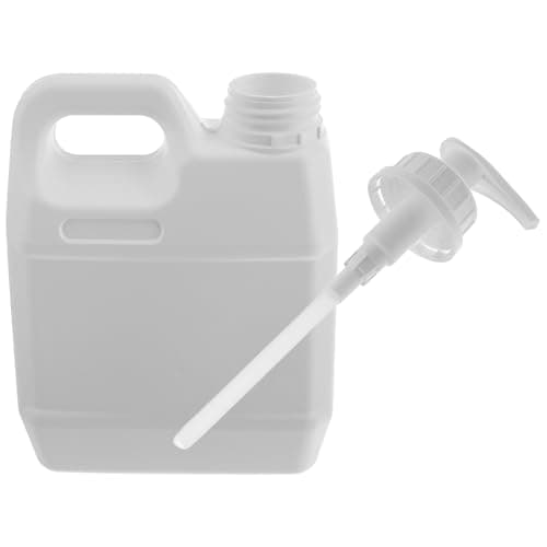 Image of PAMINGONO Refillable Shower Gel and Shampoo Dispenser Jugs 2L, Plastic Liquid Storage Bottles with Pump for Home Bathroom and Travel
