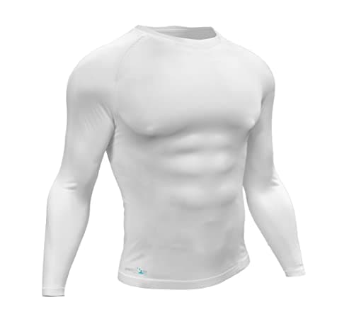 Image of Precision Unisex-Youth Essential Base Layer Long Sleeve Shirt, White, JOne sizeor Medium