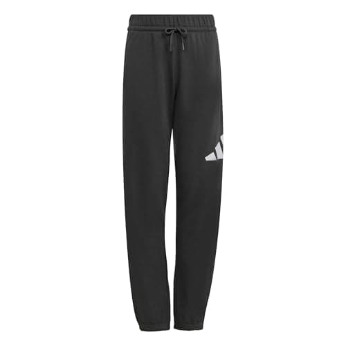 Image of adidas Unisex Kids Essentials Big Logo Pants, Grey six/White, 9-10 Years