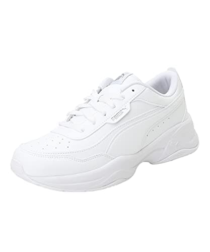 Image of Puma Women Cilia Mode Sneakers, Puma White-Puma Silver, 4 UK