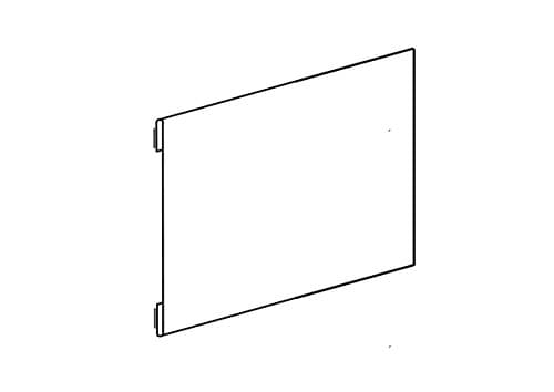 Image of Pos Display Shop A4 Landscape - PVC Self Adhesive Wall Mount Sign Poster Menu Holder Sleeve Display C Shape - Pack of 10 (A4 (297mm Wide x 210mm High)
