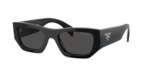 Image of Prada Sunglasses PR A 1 SF 16K08Z Black Dark Grey