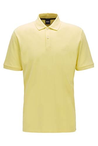 Image of BOSS Mens Polo Shirt Bright Yellow 3XL