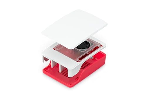 Image of Raspberry Pi Case - for Raspberry Pi 5 (Red/White)