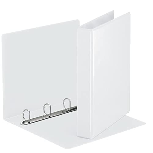 Image of Esselte A4 5.1 cm Spine PP Essentials Presentation Binder - White