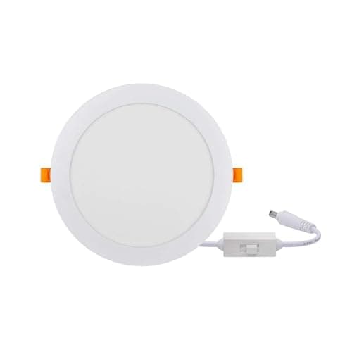 Image of G.W.S® 24W Ultra Thin Dimmable Round Circle LED Recessed Flat Panel Downlight Ceiling Light 3CCT (3000K+4000K+6000K), LED Driver Included