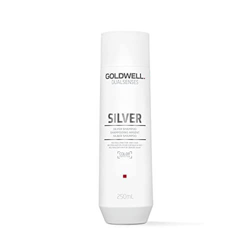 Image of Goldwell Dualsenses Silver Shampoo, For Grey & Cool Blonde Hair, Neutralizes Yellow Tones, 250ml