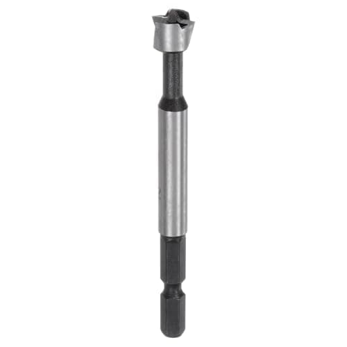Image of sourcing map Forstner Drill Bit 1/2"(12mm) Carbon Steel Multi-Tooth Wood Drilling Forstner Bit Hinge Cutter with 1/4" Hex Shank for Hardwood Softwood Plywood Woodworking Drilling