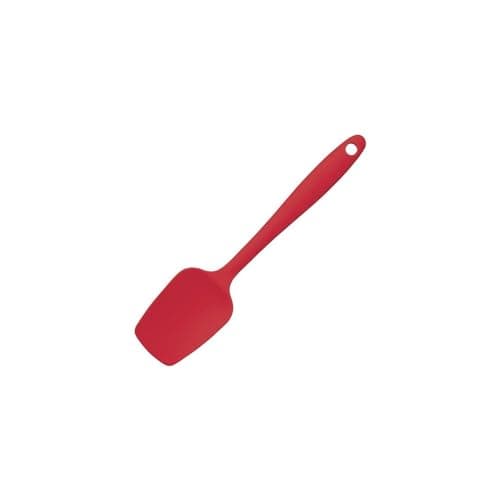 Image of Vogue Silicone Mini Spatula Red 20cm - Dishwasher Safe, Heat and Stain Resistant for Cooking, Mixig GL354