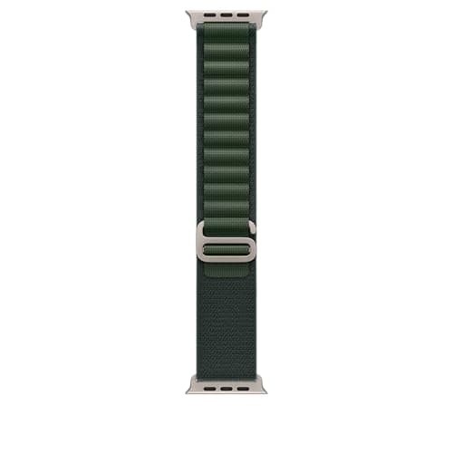 Image of Apple Watch Band - Alpine Loop - 49mm - Dark Green - Medium