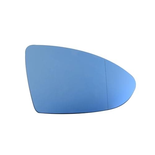 Image of Wing Mirror Glass For VW For Golf7 For Lamando 2013-2021 Heated Side Mirror Glass Rearview Blue 5G0857521 5G0857522(Right Side)