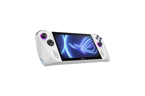 Image of Asus RC71L-NH001W - ROG ALLY Gaming Hand Held Ryzen Z1 Extreme,16GB Ram, 512GB PCIe® 4.0 NVMe™ M.2 SSD (2230), 7" FHD (1920 x 1080) 16:9 Touch Screen, Windows 11 Home, White - 90NV0GY1-M000E0-AG