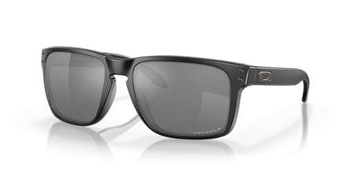 Image of Oakley Men'S Mod. 9417 Sun Holbrook Xl 941705 59 Rectangular Polarized Sunglasses 59, Matte Black/Prizmblackpolarized