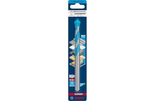 Image of Bosch 1x EXPERT CYL-9 Multi Construction Drill Bit (for Concrete, Soft tiles, Ø 12.00 mm, Professional Accessory Impact Drill/Driver, Rotary Drill/Drivers)
