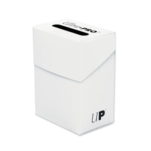 Image of White Deck Box for Trading Cards