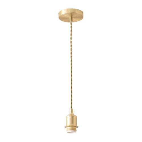 Image of ValueLights | Shaw Brushed Gold Adjustable Single Pendant Ceiling Light | Ceiling Lights, Home Décor & Improvement Essential