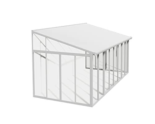 Image of Palram Sanremo patio conservatory, white, 295 x 546 x 310 cm