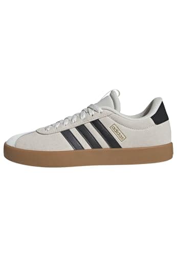 Image of adidas Women's Vl Court 3.0 Shoes, Off White/Grey Six/Gold Metallic, 6.5 UK