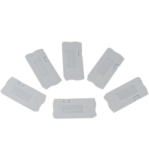 Image of 100Pcs D-PT2.5-Twin End Cover for PT2.5-Twin Din Rail Terminal Block Plate Caps
