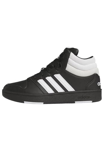 Image of adidas Unisex Hoops MID Classic Shoes, core Black/FTWR White/Orbit Grey, 11 UK