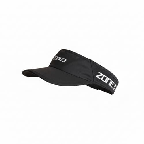 Image of ZONE3 Lightweight Race Visor– Breathable Running Hat for Men & Women – Ideal for Runs, Training, Racing, Triathlon Black
