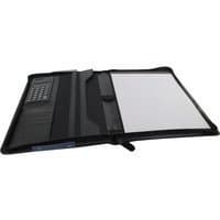 Image of Monolith Conference Folder with A4 Pad and Calculator, Black- (HM29140)