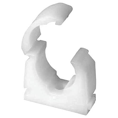 Image of Merriway BH04500 (12 Pcs) Single Hinged Pipe Clip, 22 mm - Pack of 12 Pieces