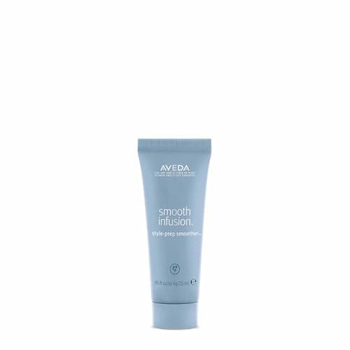 Image of Aveda Smooth Infusion Style-Prep Smoother | Leave-In Anti-Frizz Hair Serum | 72-Hour Frizz Defense & Control | Heat Protectant | 98% Naturally Derived*, 25ml