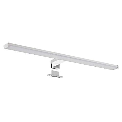 Image of SEBSON® LED Bathroom Mirror Light 60cm, Mirror Lighting Cabinet Mounted + Clip On, Neutral White 4000K, 12W, 900lm, IP44-600x108x44mm