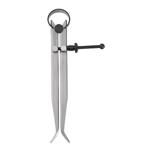 Image of sourcing map Spring Joint Caliper 6 inch / 150mm Adjustable Spring Inside Caliper with Solid Nut for Wood Turning Lathe Work