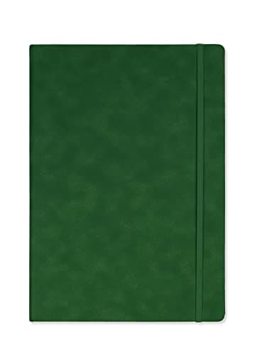 Image of Silvine A4 Executive Hardback Notebook / Journal Green. 160 Lined Pages of 90gsm Premium Ivory Paper, British Racing Green (198BRG)