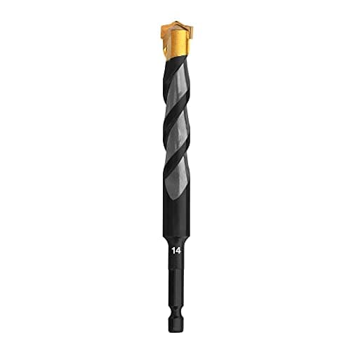 Image of 14mm Masonry Drill Bit, Hex Shank Multi Material Drill Bits Masonry, Brick Walls, Soft Tile, Wood, Plastic, Metal