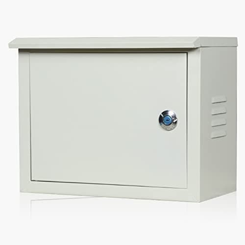Image of junction box, Steel Electrical Box Wall Mount Junction Box, Indoor/Outdoor Weatherproof Electrical Enclosure With Lock & Mounting Plate, Meter Box Switch Control Cabinet (Size : 500x180x400MM)