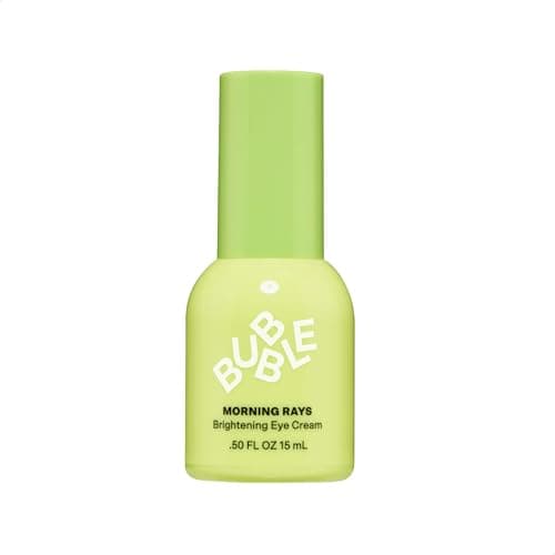 Image of Bubble Skincare Morning Rays Brightening Eye Cream - Vitamin C Under Eye Cream for Dark Circles & Puffiness - Enriched with Green Tea Extract to Calm, Protect & Soothe Skin (15ml)