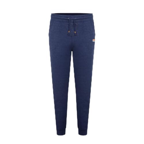 Image of Soul Cal Mens Signature Fleece Joggers Cotton Indigo Marl M