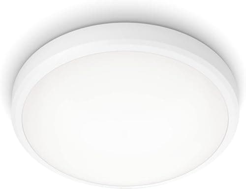 Image of Philips LED Doris Bathroom Ceiling Light 4000K 17W IP44 [Cool White - White] For Indoor Lighting, Bathroom and Kitchen