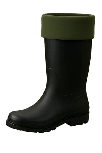Image of Sock Tec Mens Fleece Wellie Socks Adult Welly Wellington Boot Thermal Liners Warm Outdoor Sock One Size 6-11 (Khaki)