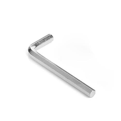 Image of GLBMLMTHZP Flat Hex Wrench Key Computer M0.9 M1.27 M1.5 M2.5 M3 M4 Metric Hexagon Ket Flat Point End Small Size Black White Wrench(Yellow,3mmx20x60)