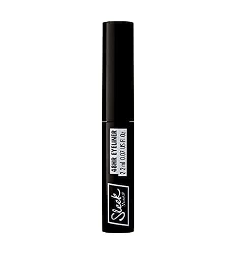 Image of Sleek MakeUP 48HR Liquid Eyeliner, Waterproof, Smudgeproof and Easy to Apply, Intense Black, 2ml