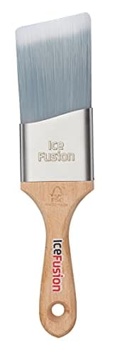 Image of ProDec Advance 2 inch Ice Fusion Woodworker Angled Short Handle Trade Professional Synthetic Paint Brush for Painting with Emulsion, Gloss and Satin Paints on Walls, Ceilings, Wood and Metal, 2" 50mm