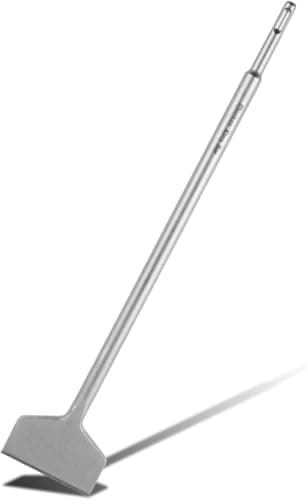 Image of Monkey King Bar SDS Plus Chisel 400x75MM, Wide Chisel for SDS Plus Rotary Hammer Drill, Alloy Steel Shovel, Sharp Head for Ceramic Tile Cement Thinset Mortar Vinyl