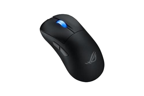 Image of ASUS ROG Keris II Ace Wireless Gaming Mouse, 54g Lightweight, AimPoint Pro 42K Optical Sensor, Optical Micro Switches, SpeedNova Wireless, ROG Polling Rate Booster, Esports & FPS Gaming, Black